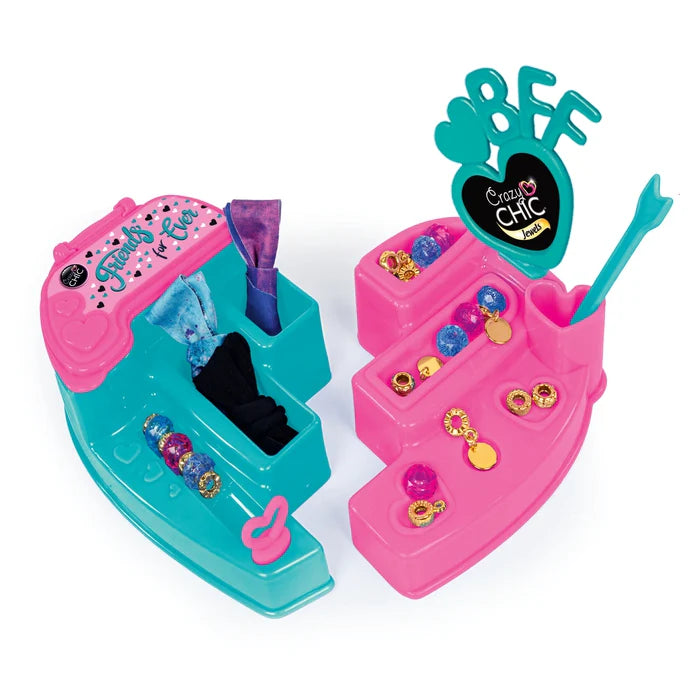 Clementoni CC_BFF JEWELS aboratorio per Creare Braccialetti e Gioielli dell amic