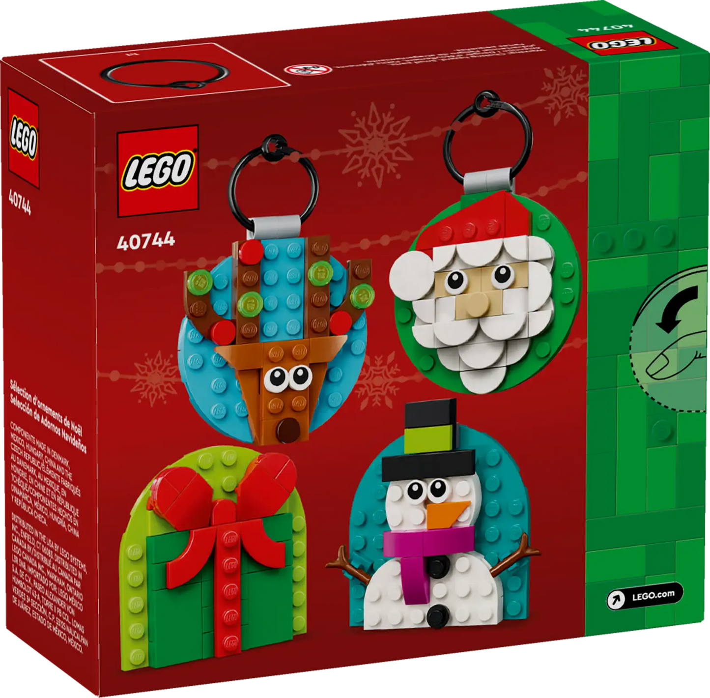 40744 LEGO Selezione di decorazioni Natalizie