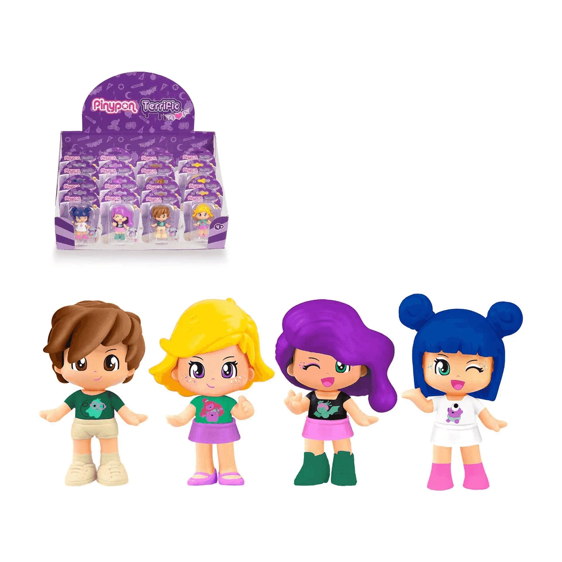 384430 Pinypon Serie #14 Terrific Mini Doll capelli Blu Collezionabile