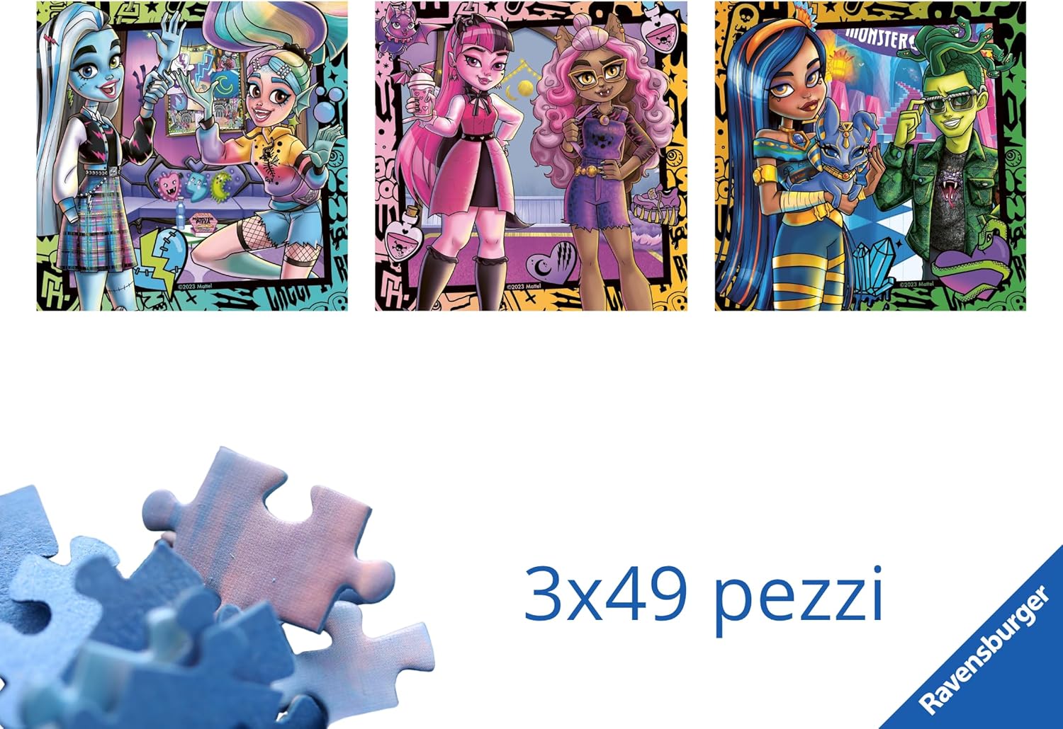 12004272 Ravenburger Monster High Puzzle 100 xxl  Pezzi