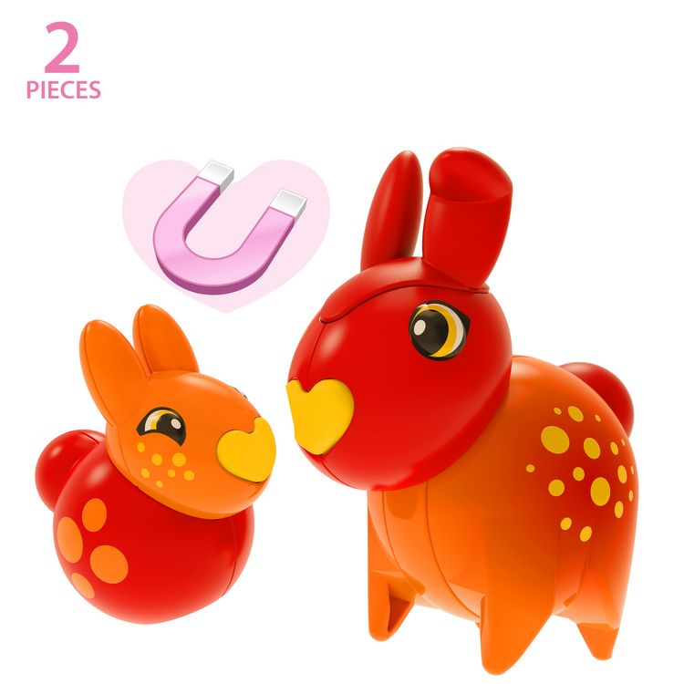 63621600 Ravenburger BRIO FLORA Zinnia e Peach Coppia di Personaggi Giocattolo
