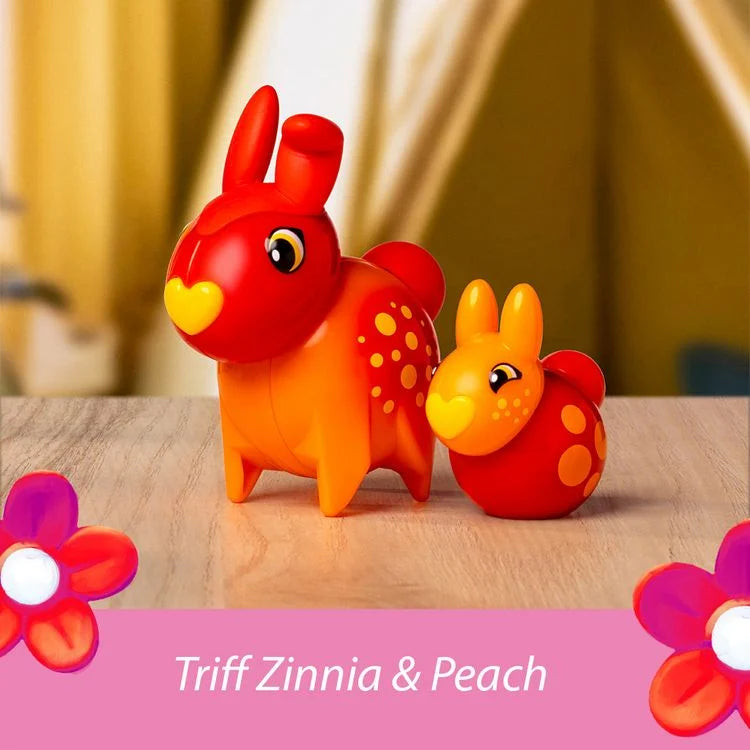 63621600 Ravenburger BRIO FLORA Zinnia e Peach Coppia di Personaggi Giocattolo