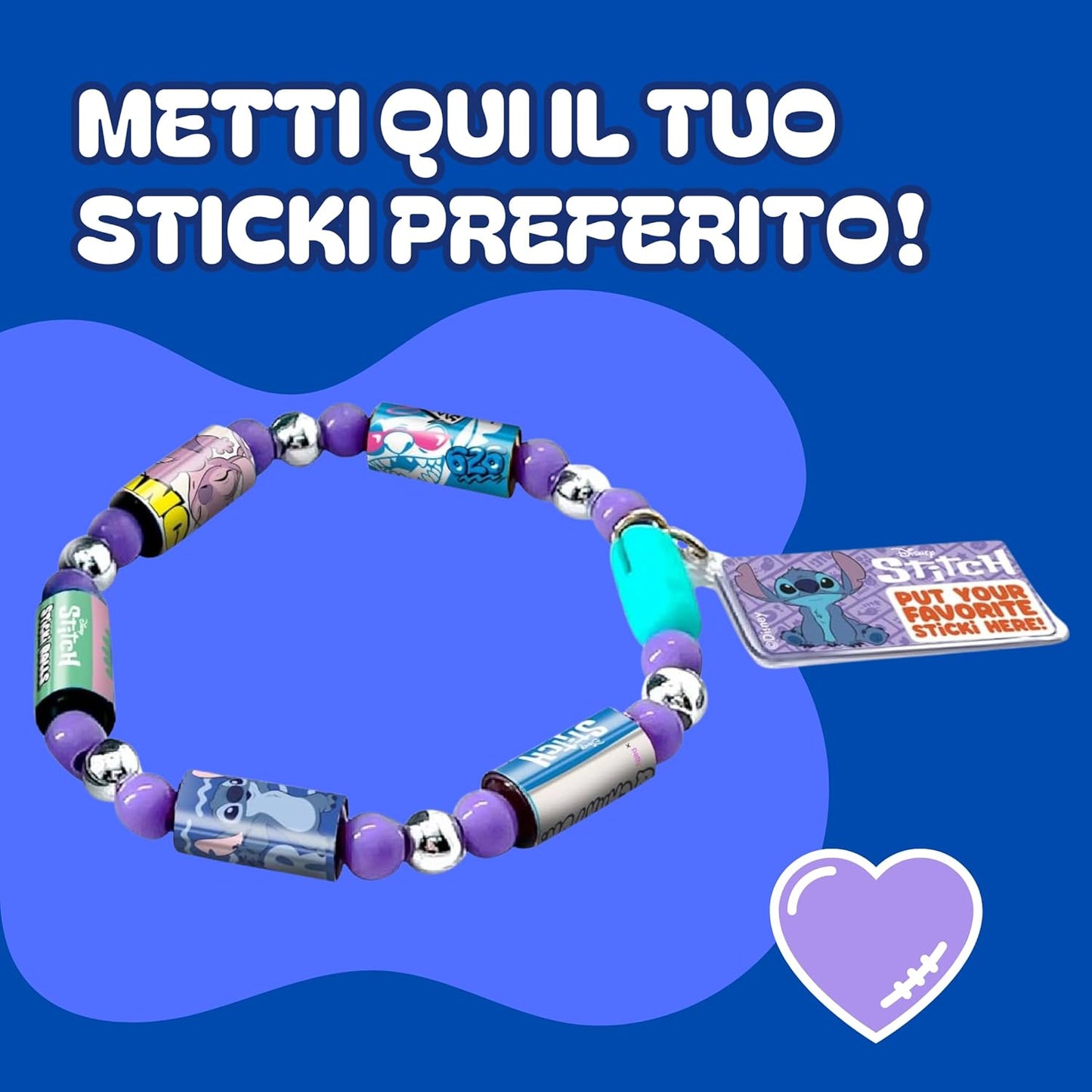 Ravensburger Sticki Rolls Set con Pendente Stitch SkyCastle, Bracciale Collana