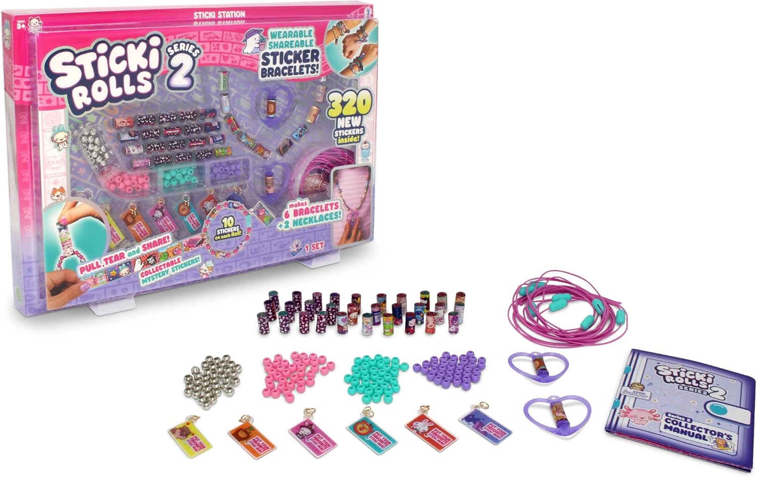 12028019 Ravensburger SkyCastle Sticki Rolls Serie 2 Set Creativo per Bracciali
