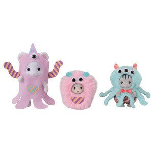 05846 Sylvanian Families Il Trio dei Mostri Buffi Set Halloween con 3 Person