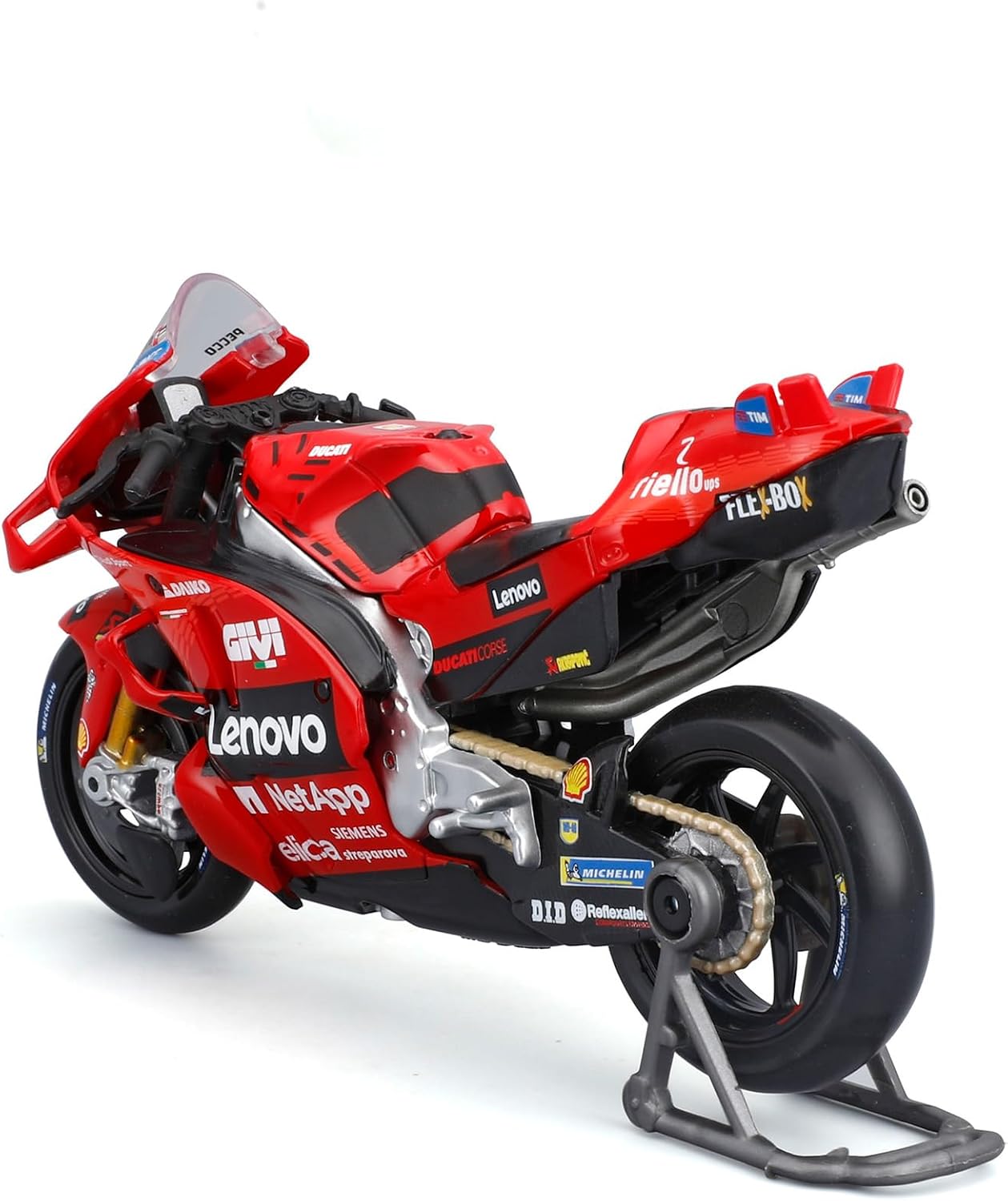 * 34398 Bburago Maisto Ducati Lenovo Team 2024 Bagnaia 1:18  MotoGP Ufficiale