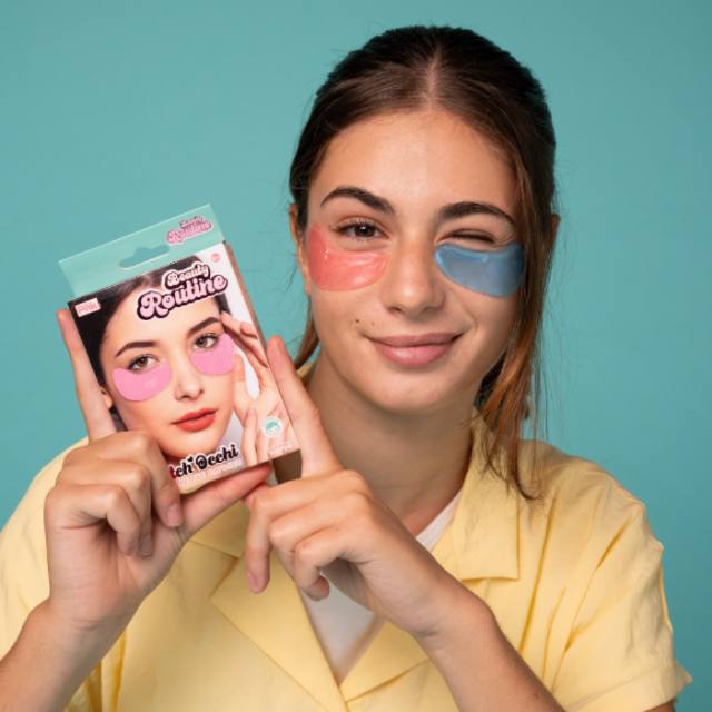 Beauty Routine Patch Occhi Idratanti  Eye Patches in Gel Rosa per Skincare