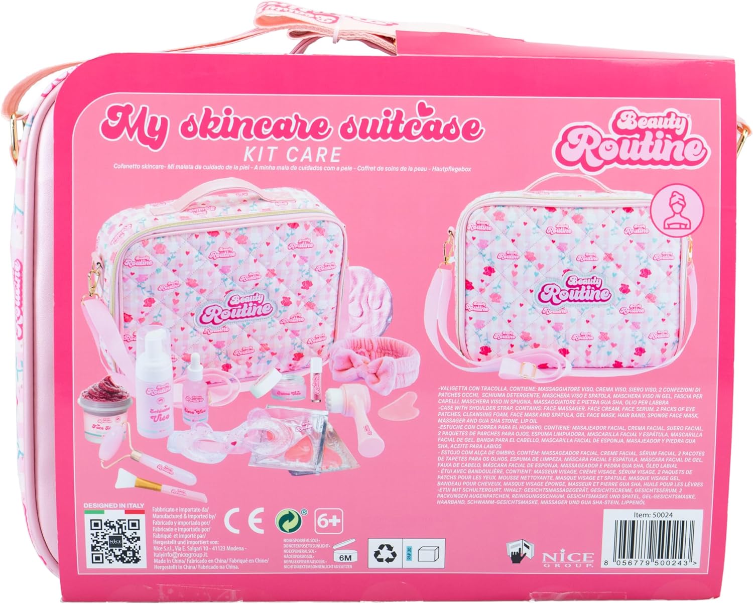 50024 Beauty Routine  My Skincare Suitcase Kit Care  Valigetta Skincare 6+