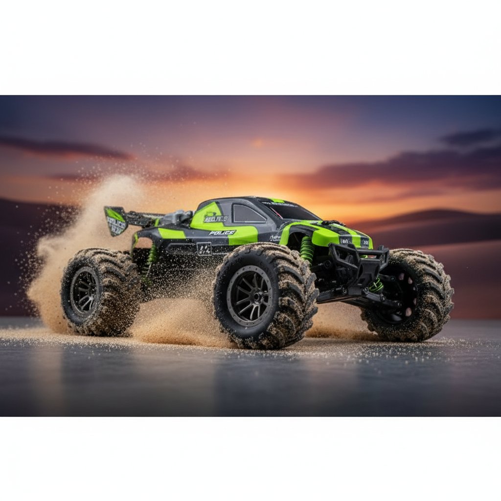 2378 Reeltoys The Sand Master RC 1:16 verde o arancione , assortito