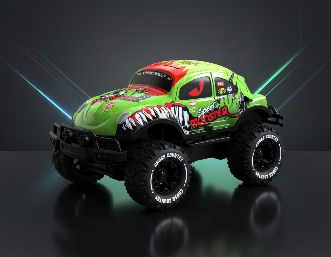 ReelToys Flash Rebel RC 1:16 Auto Radiocomandata con Luci e Suoni Colori Assorti