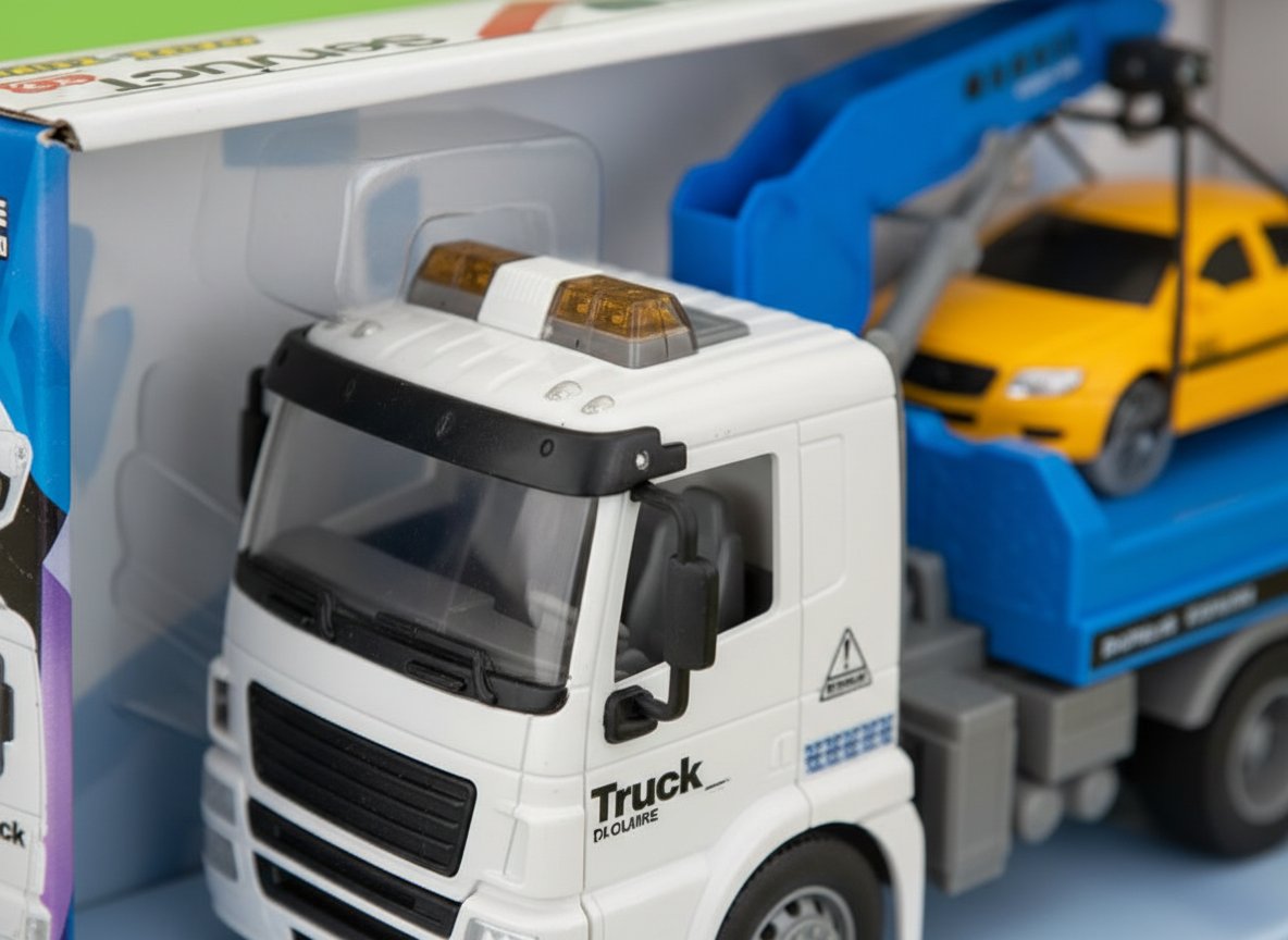 0344 ReelToys Service Truck Camion a frizione con veicolo luci e suoni