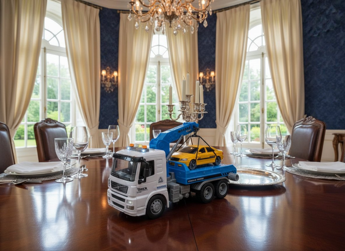 0344 ReelToys Service Truck Camion a frizione con veicolo luci e suoni