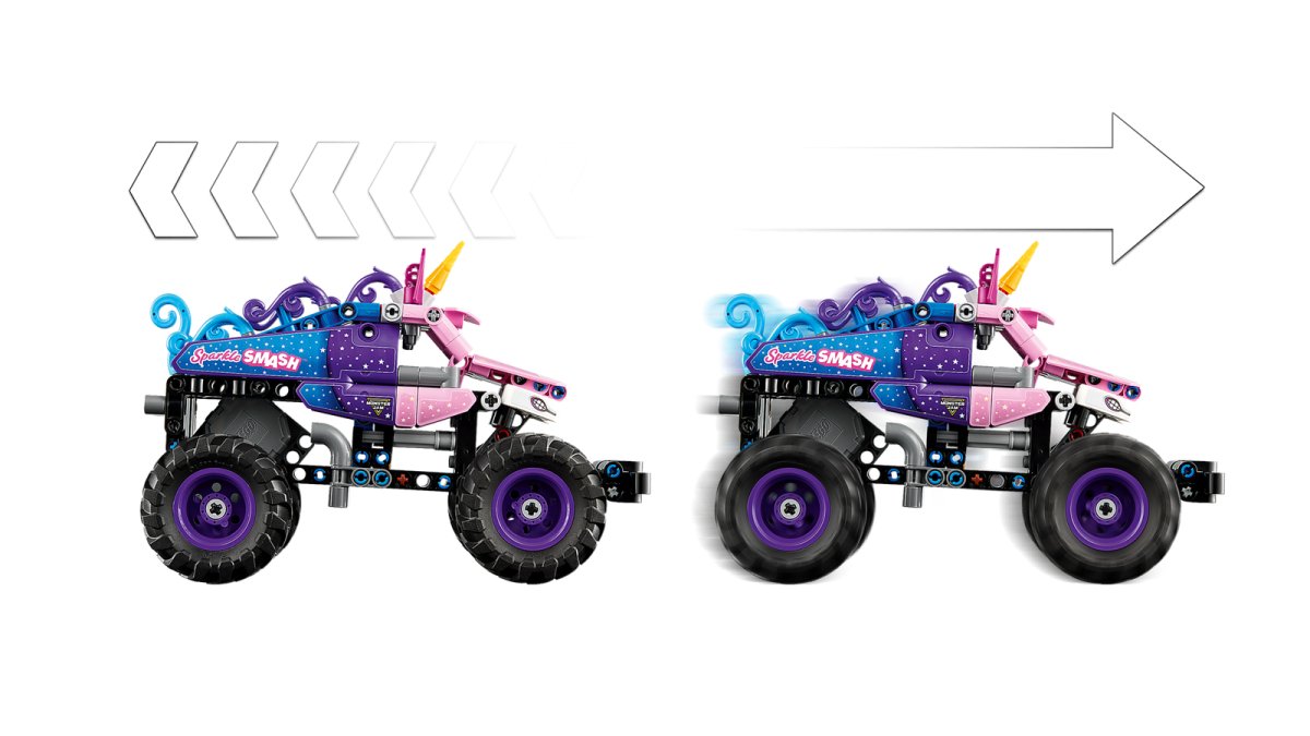 42220 LEGO Technic Monster Jam Sparkle Smash a retrocarica