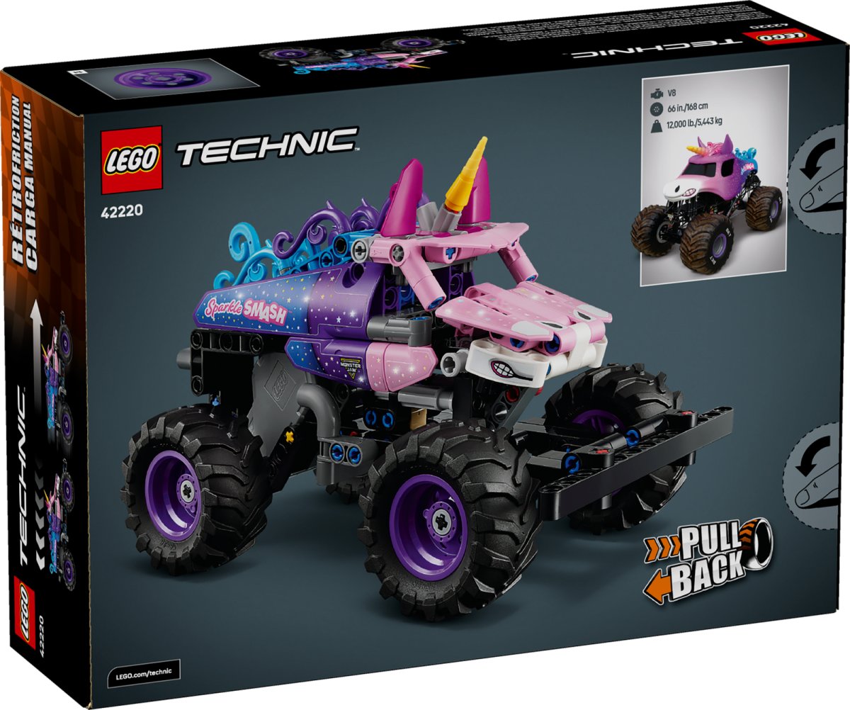 42220 LEGO Technic Monster Jam Sparkle Smash a retrocarica