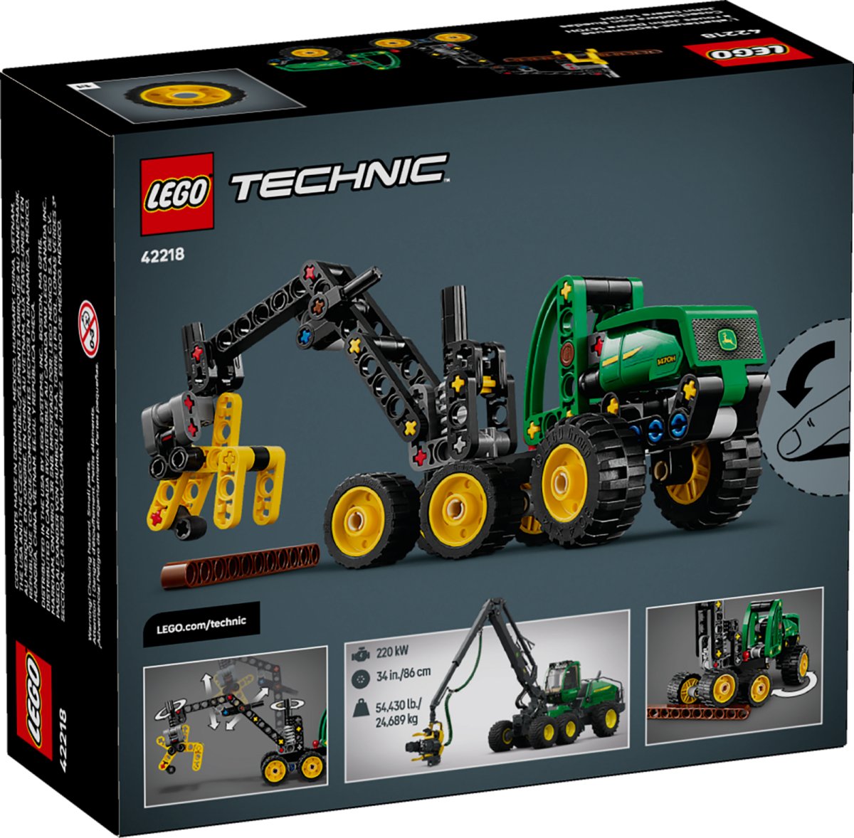 42218 LEGO Technic Mietitrebbia gommato John Deere 1470H