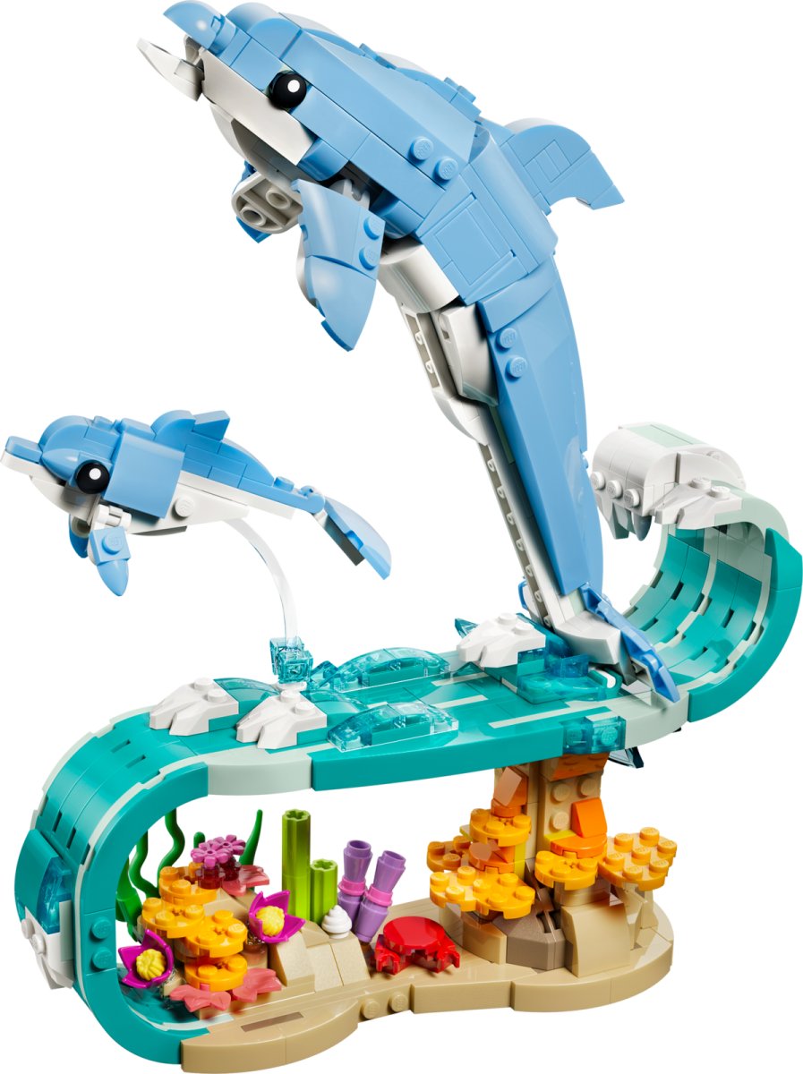 31385 LEGO Creator Animali marini: meravigliosi delfini