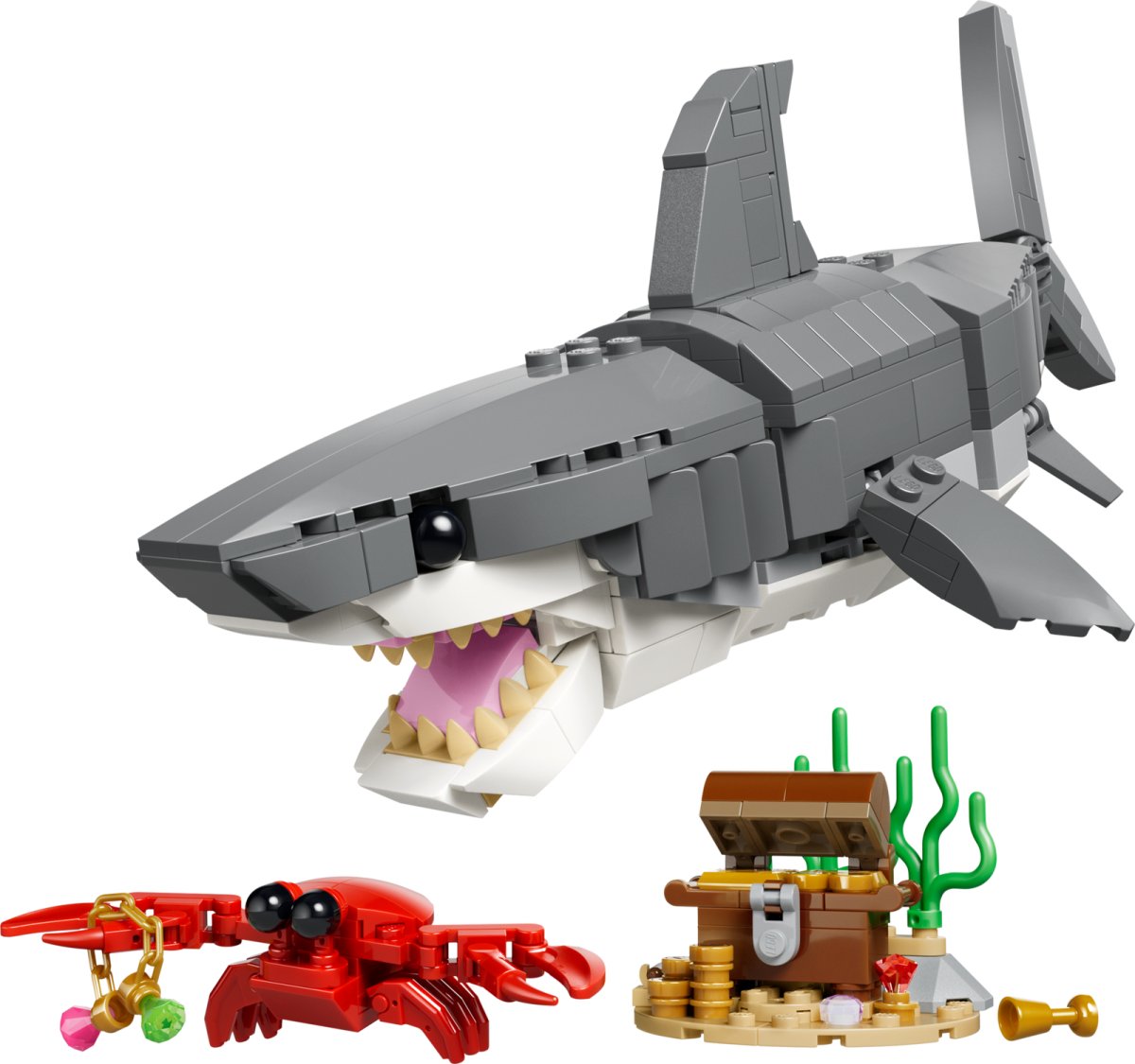 31381 LEGO Creator Squalo con scrigno del tesoro