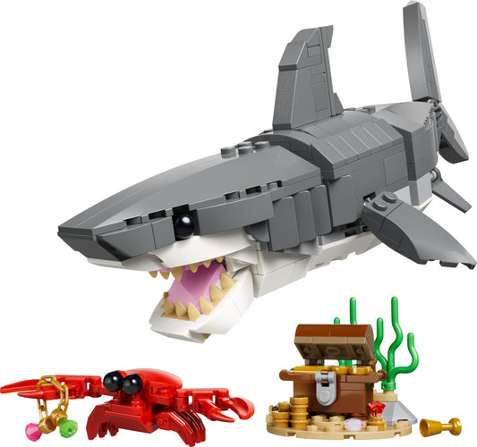 31381 LEGO Creator Squalo con scrigno del tesoro