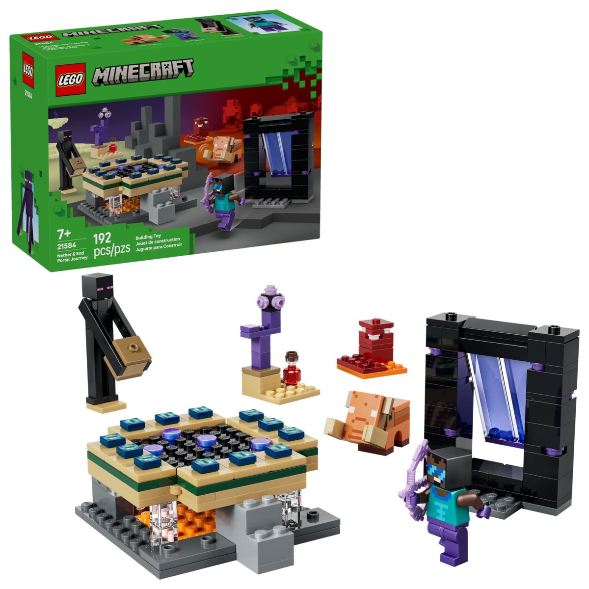 21584 LEGO Minecraft Viaggio nel Portale del Nether e dell End