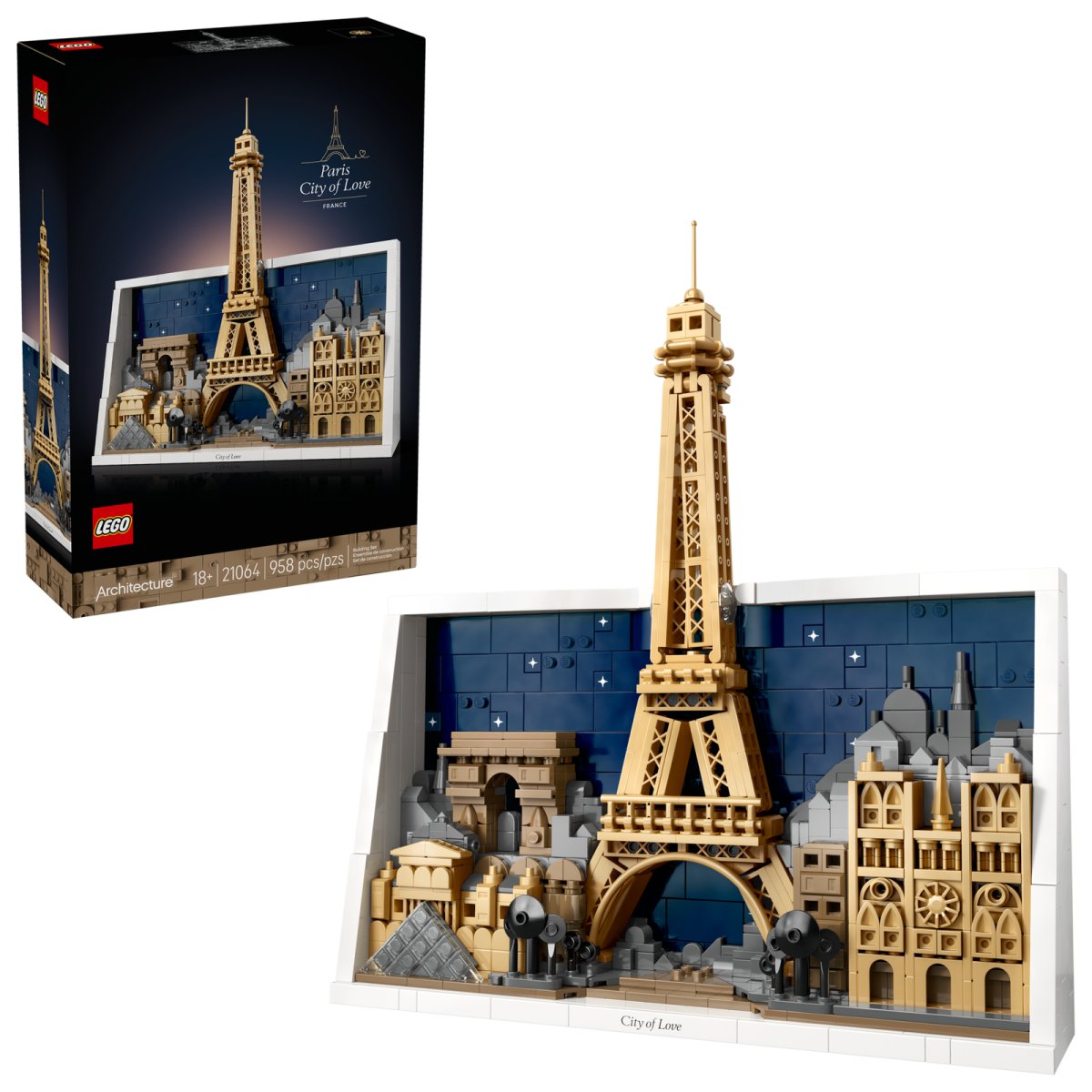 21064 LEGO Architecture Parigi  La città dell amore