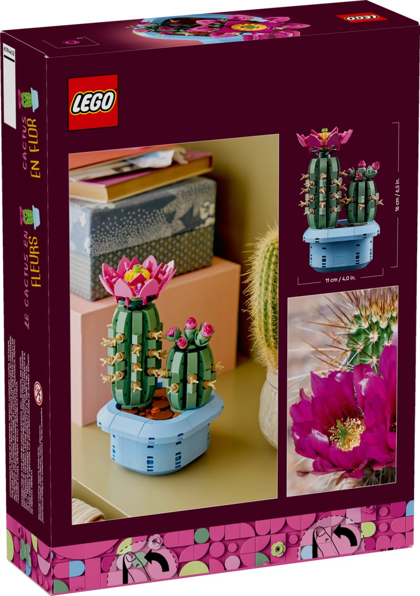 11509 LEGO Botanicals Cactus in fiore