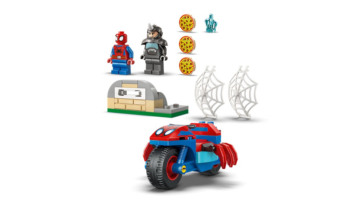 11206 LEGO Spidey Spidey sulla moto contro Rhino