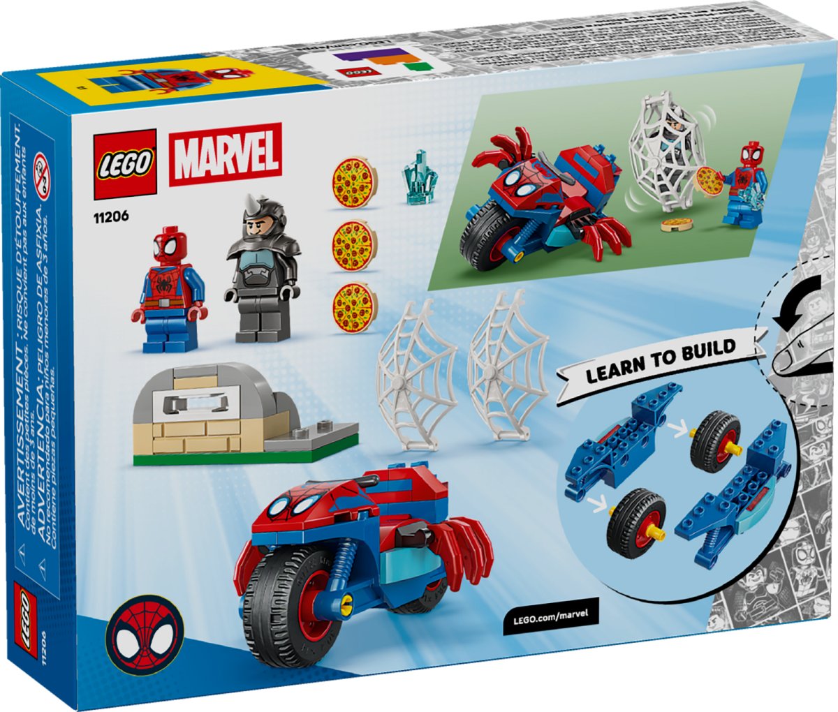 11206 LEGO Spidey Spidey sulla moto contro Rhino