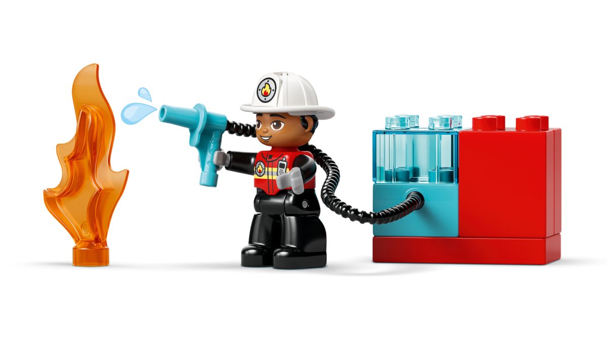 10473 LEGO DUPLO Town Autopompa con manichetta e pompiere