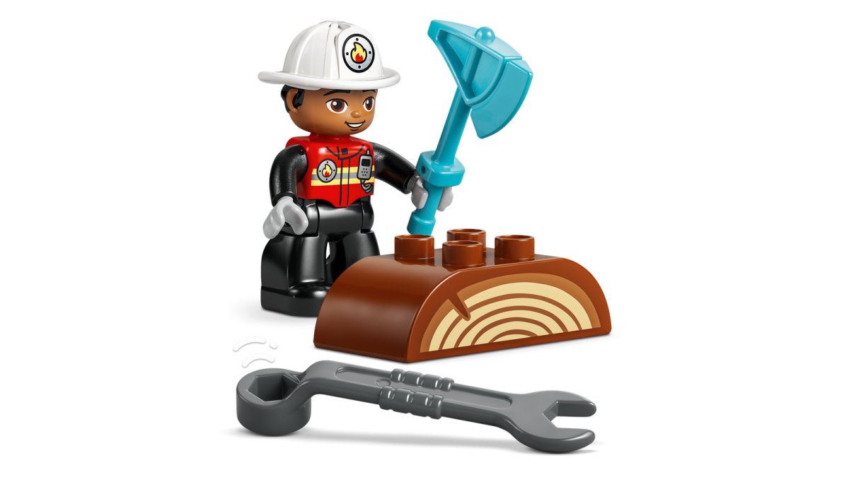 10473 LEGO DUPLO Town Autopompa con manichetta e pompiere