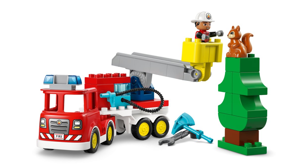 10473 LEGO DUPLO Town Autopompa con manichetta e pompiere