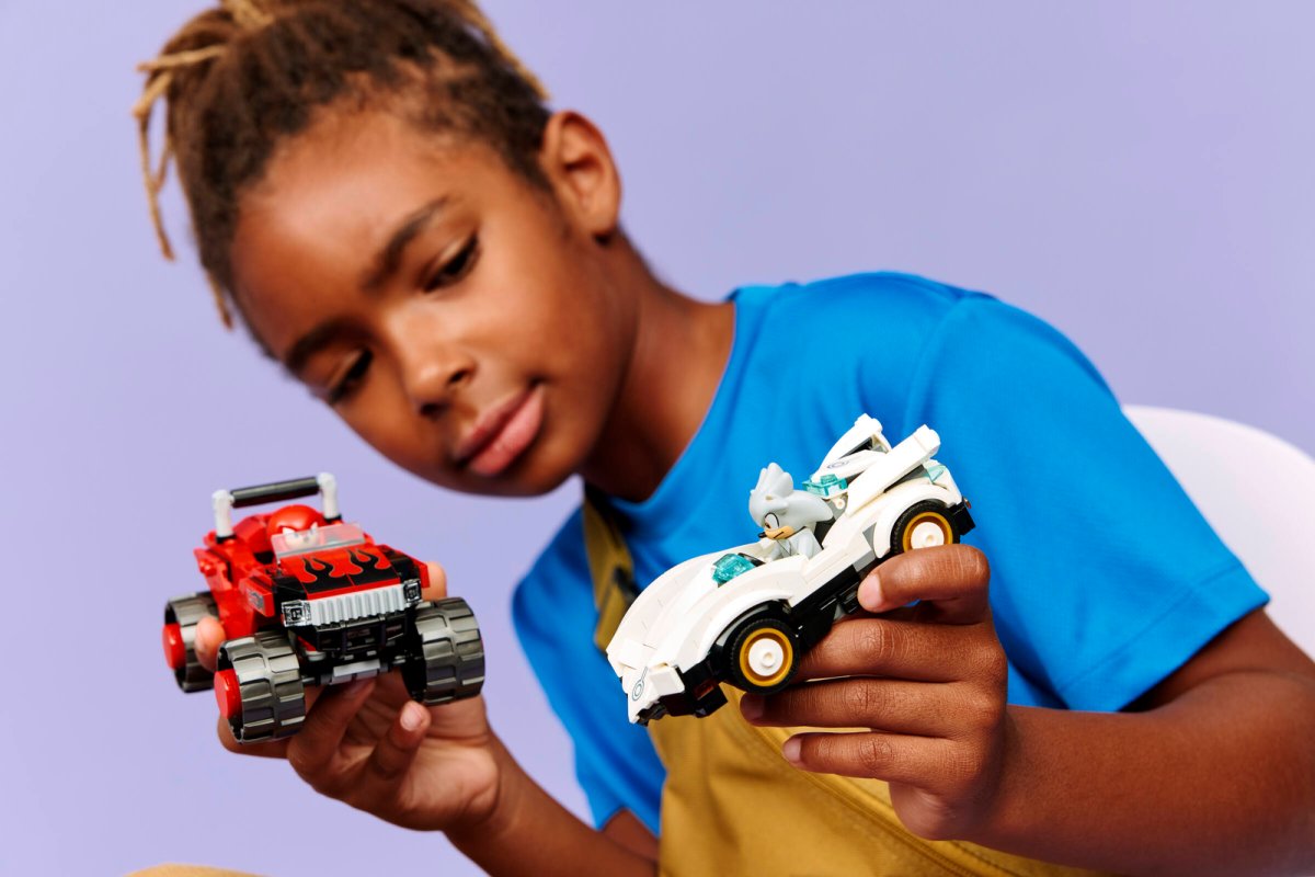 77118 LEGO Sonic Auto di Silver vs. Monster Truck di Knuckles