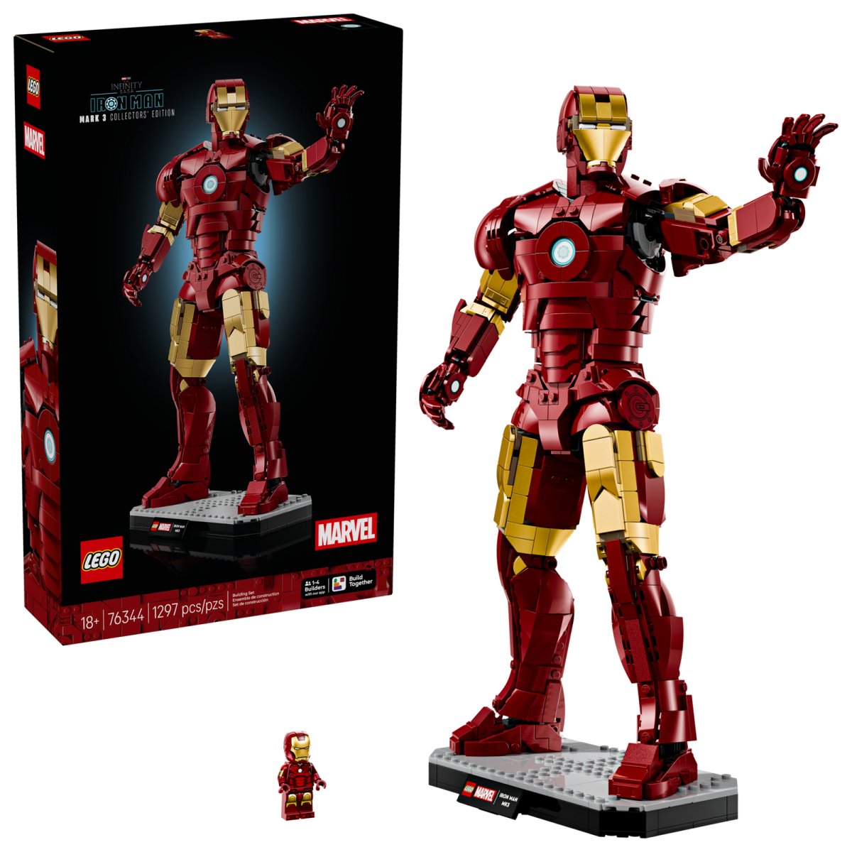 76344 LEGO Super Heroes Marvel Iron Man Mark 3  Edizione del collezionista