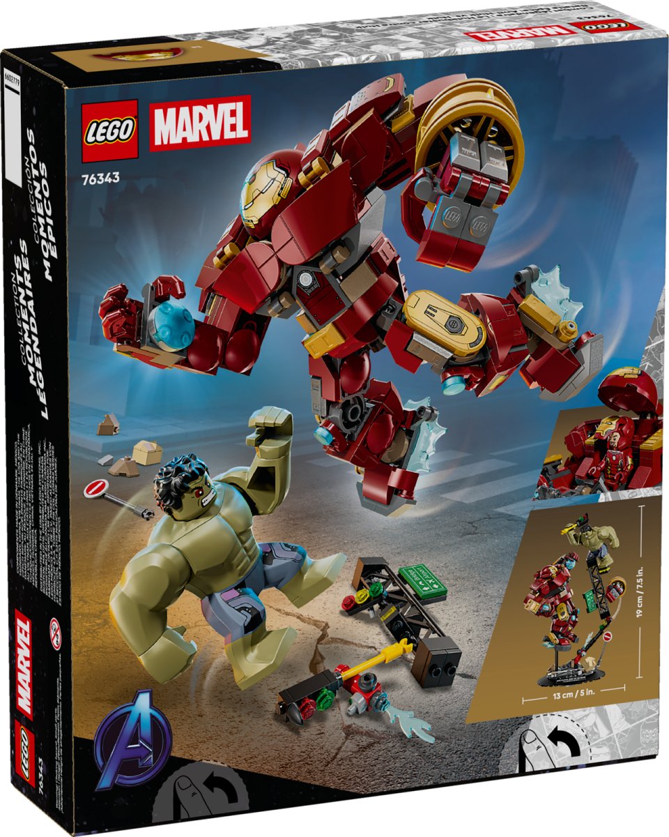 76343 LEGO Super Heroes Marvel Battaglia epica: Hulkbuster vs. The Hulk