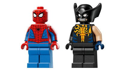 76336 LEGO Super Heroes Marvel Auto di Spider-Man vs. Venomized Wolverine