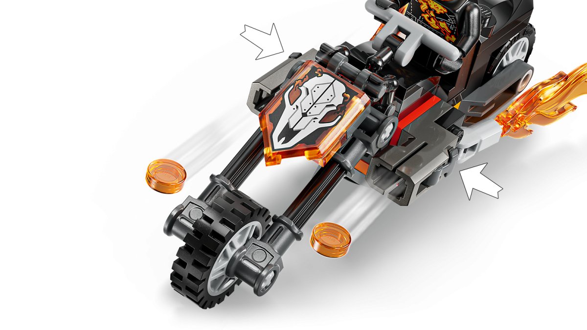 76335 LEGO Super Heroes Marvel Spider-Man vs. Ghost Rider in motocicletta