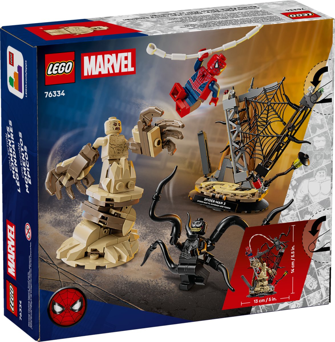 76334 LEGO Super Heroes Marvel Battaglia epica: Spider-Man vs. Sandman