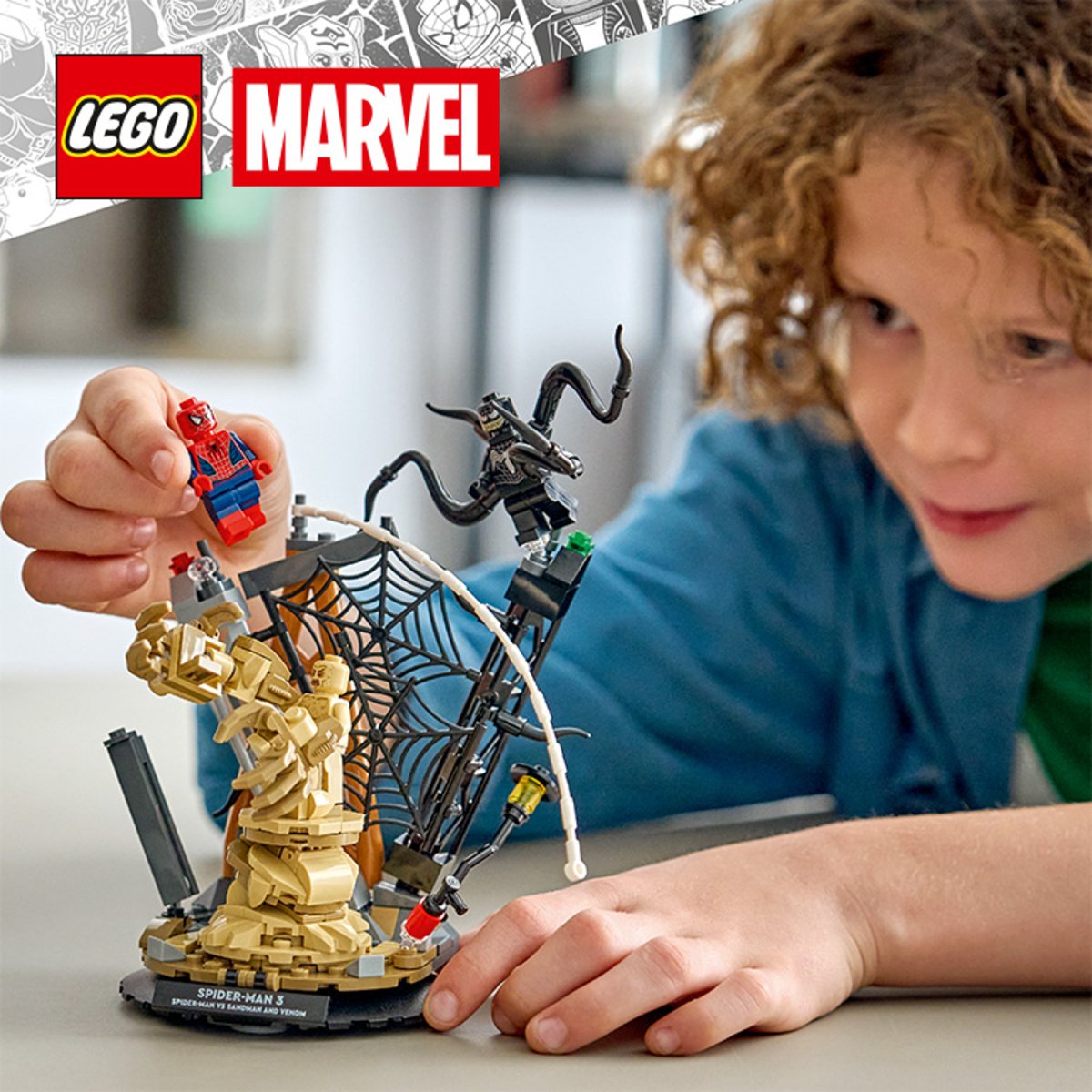 76334 LEGO Super Heroes Marvel Battaglia epica: Spider-Man vs. Sandman