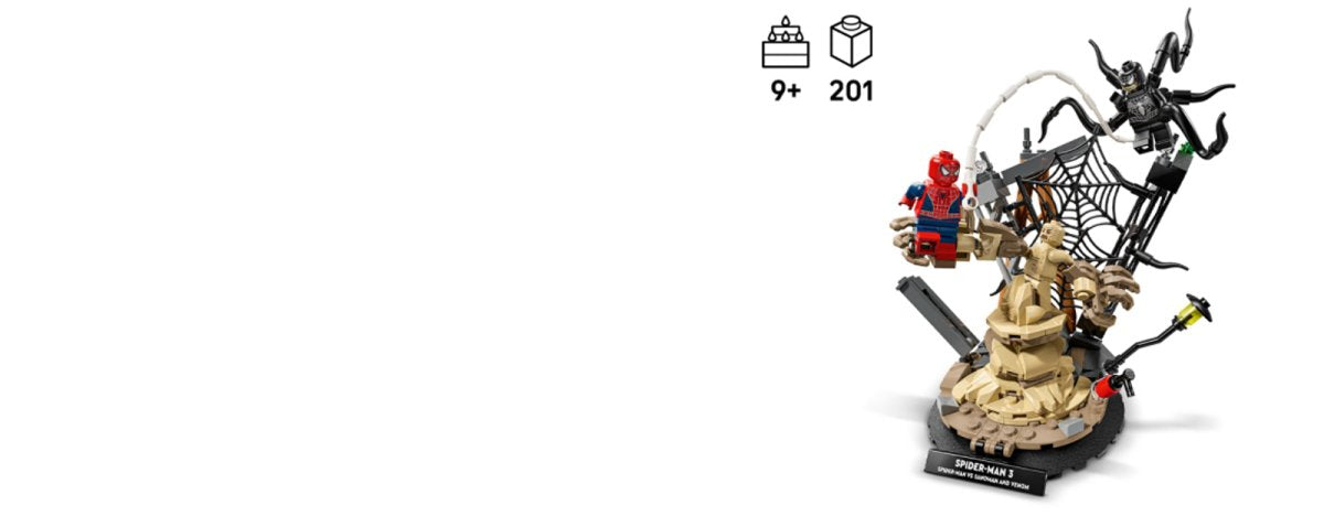 76334 LEGO Super Heroes Marvel Battaglia epica: Spider-Man vs. Sandman