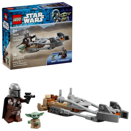 75436 LEGO Star Wars TM Speeder Bike del Mandaloriano e di Grogu