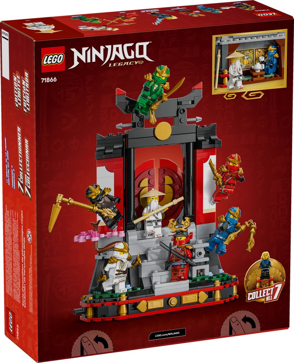 71866 LEGO Ninjago Display personaggi Ninja  15° anniversario