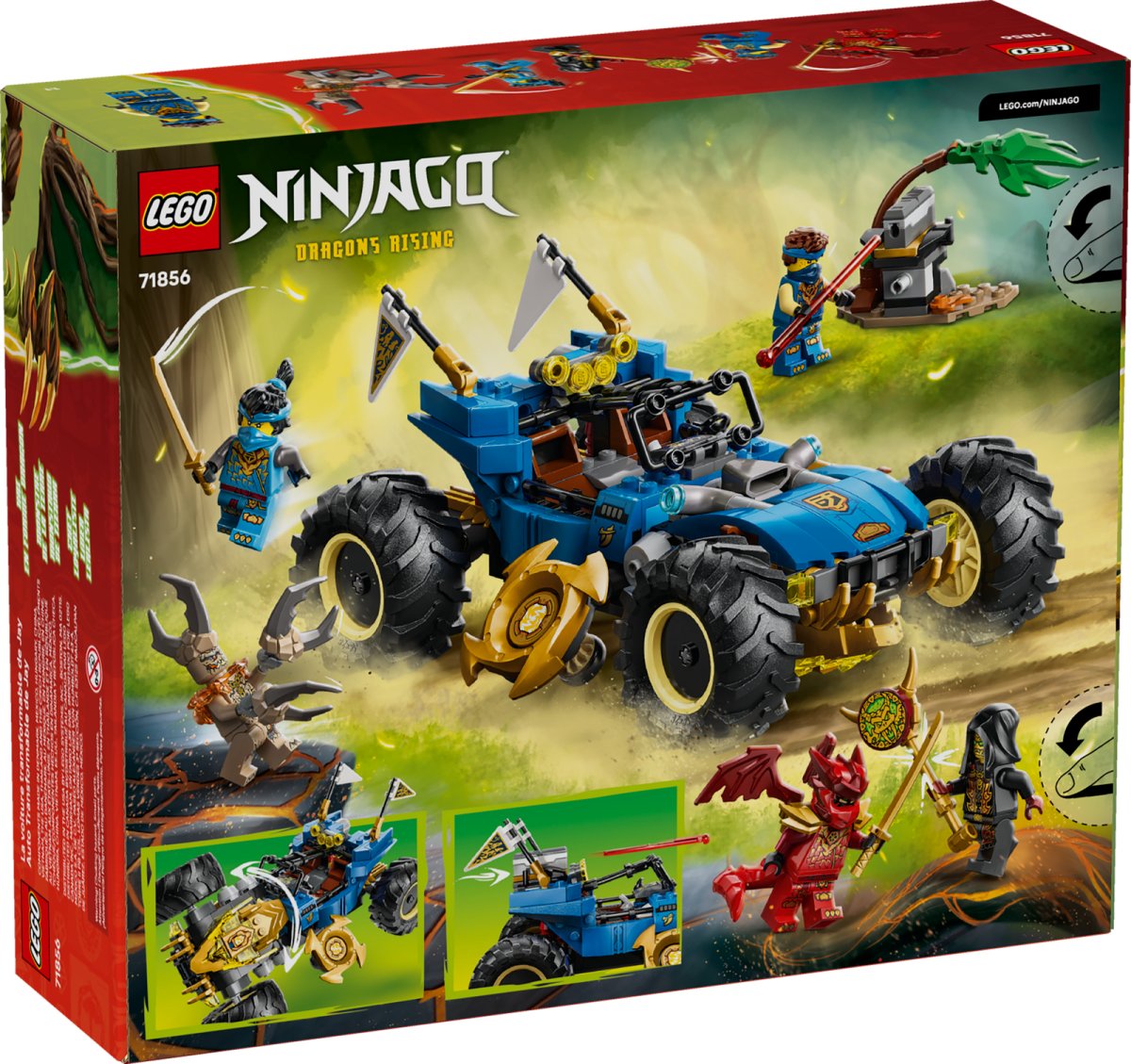 71856 LEGO Ninjago Auto mutaforma di Jay