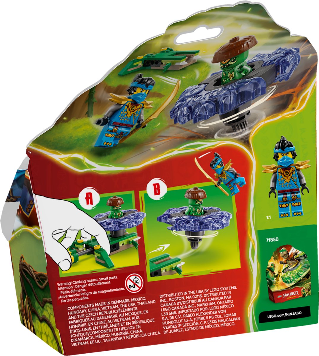 71849 LEGO Ninjago Nya contro Spinner Mostro della Mutazione