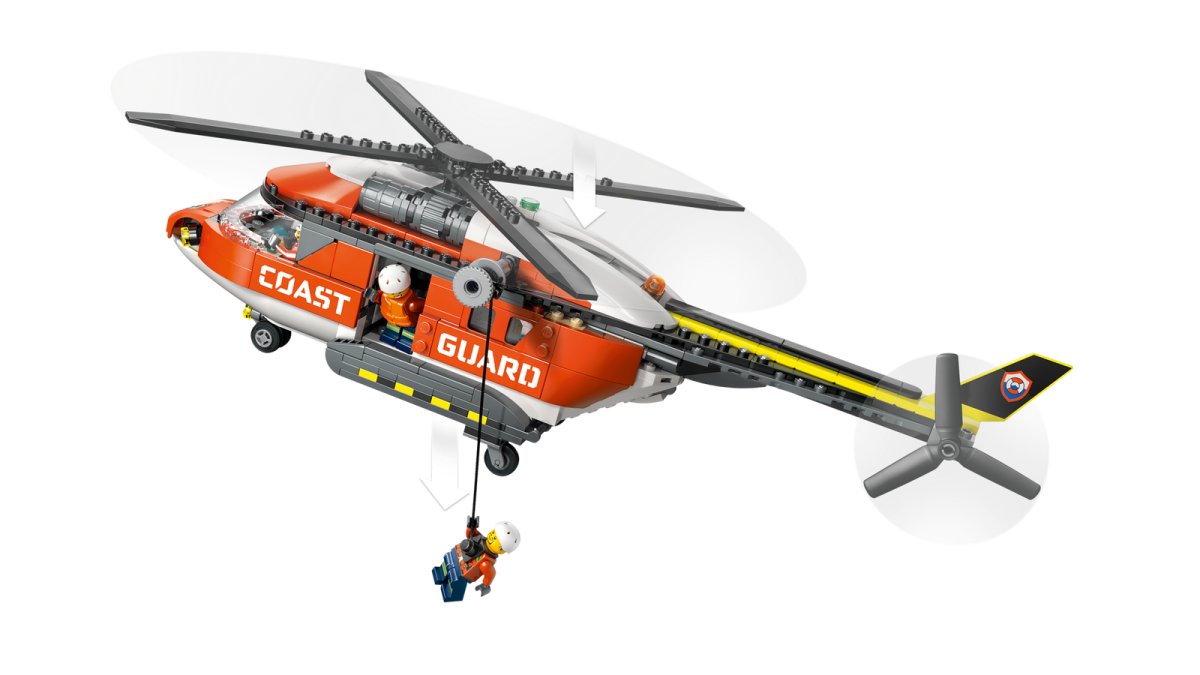 60503 LEGO City Exploration Elicottero della Guardia Costiera