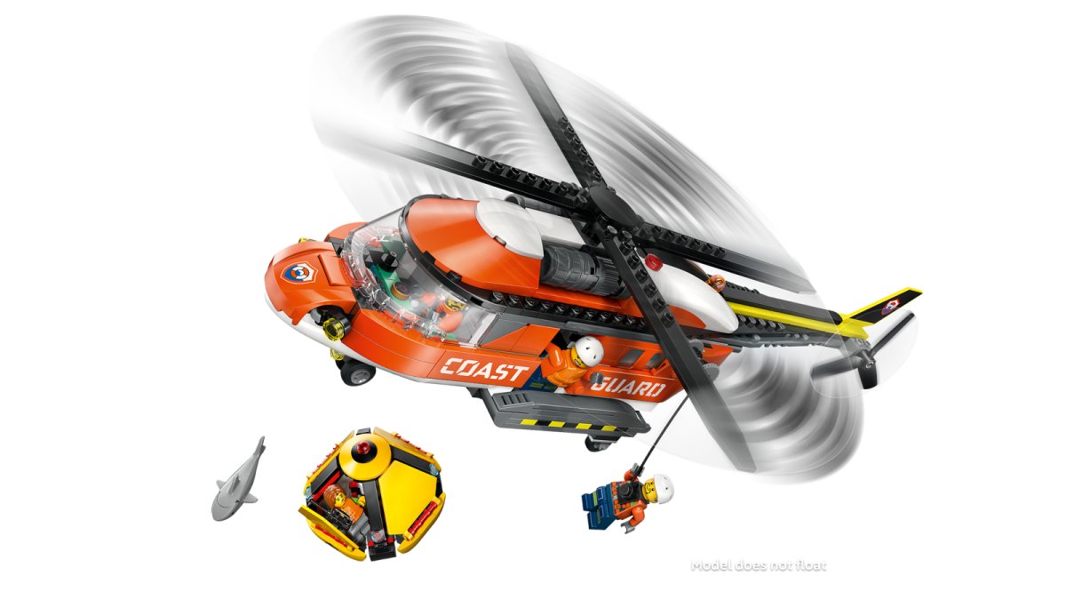 60503 LEGO City Exploration Elicottero della Guardia Costiera