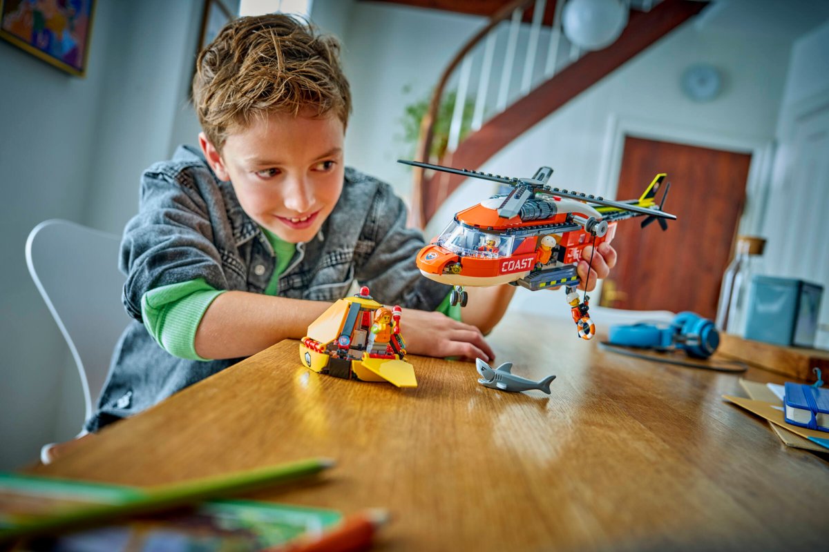 60503 LEGO City Exploration Elicottero della Guardia Costiera