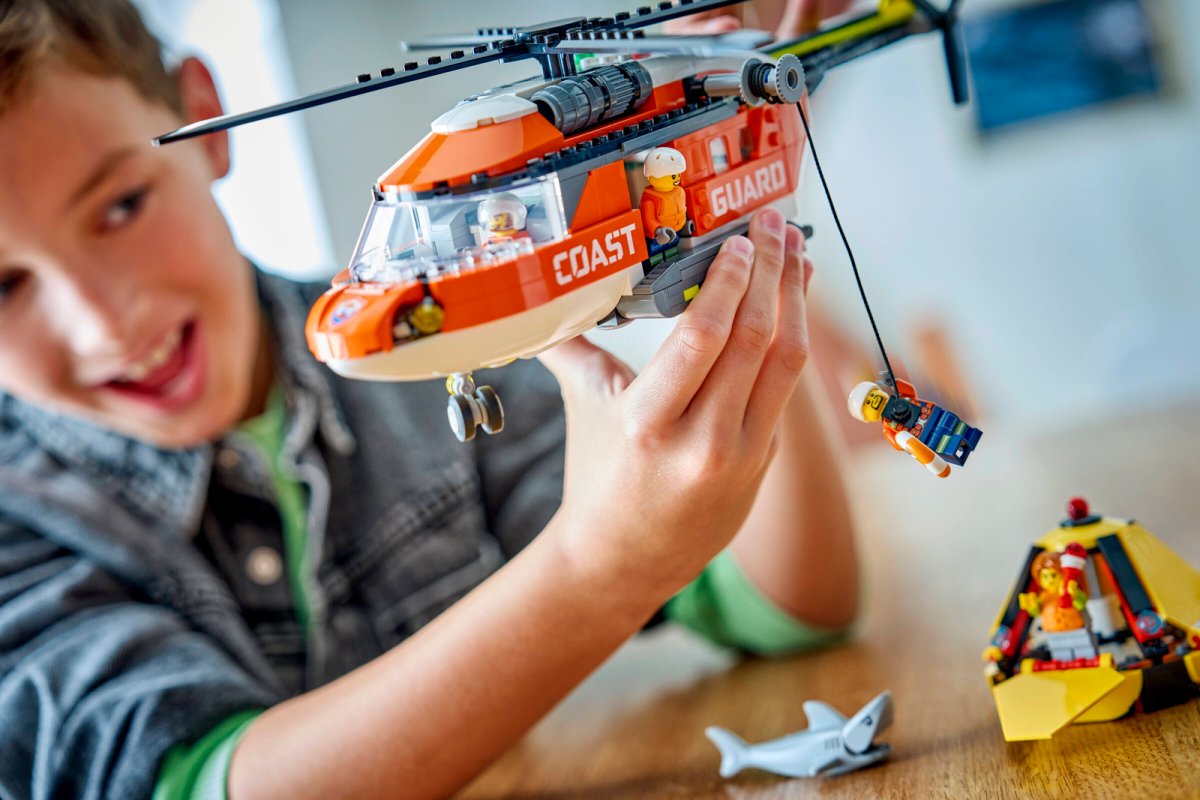 60503 LEGO City Exploration Elicottero della Guardia Costiera