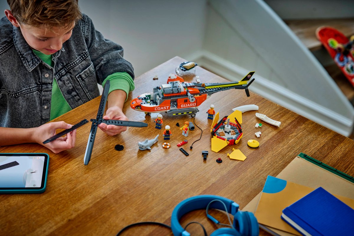 60503 LEGO City Exploration Elicottero della Guardia Costiera