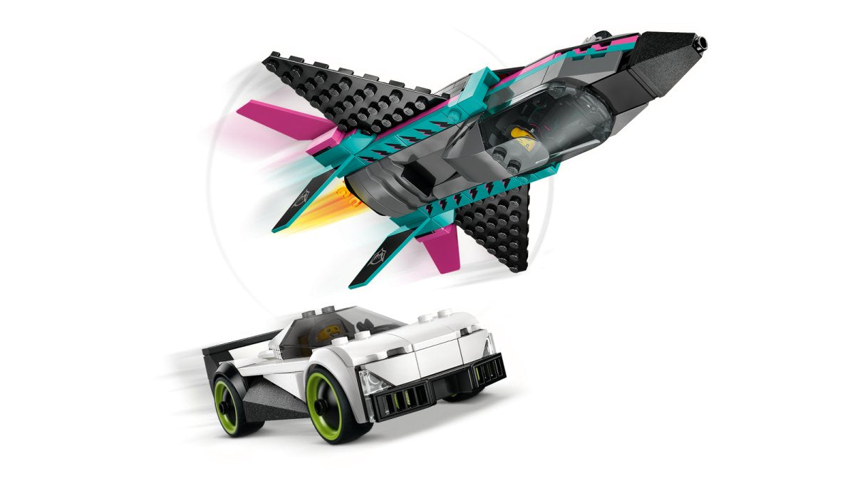 60489 LEGO City Great Vehicles Jet contro Auto sportiva