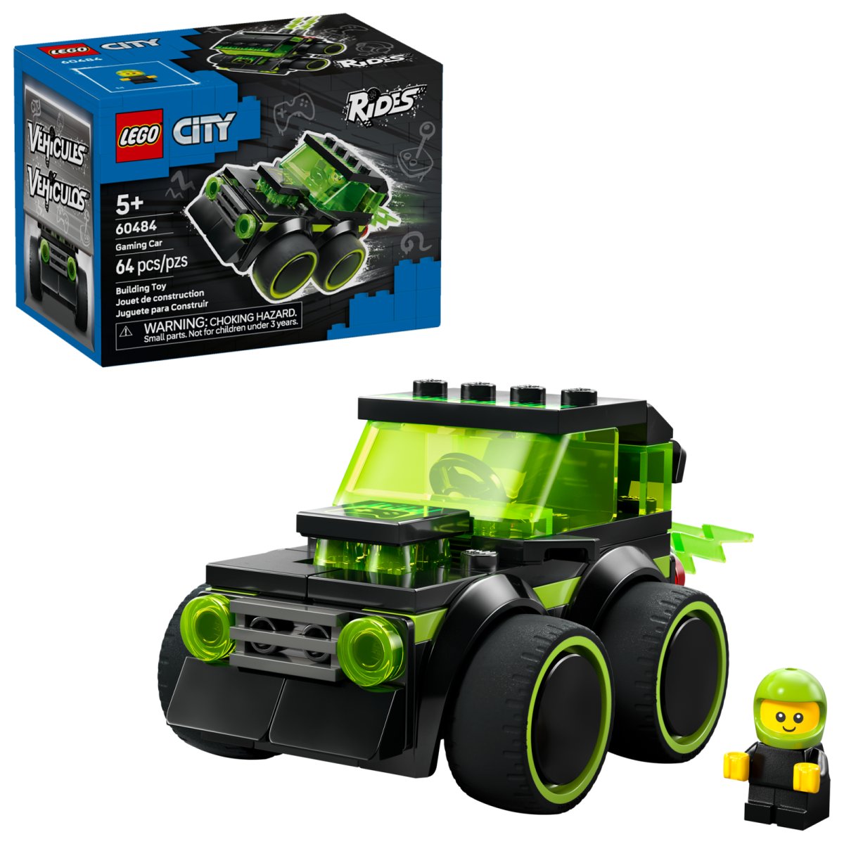 60484 LEGO City Brick Rides Veicoli  Auto da corsa da gioco