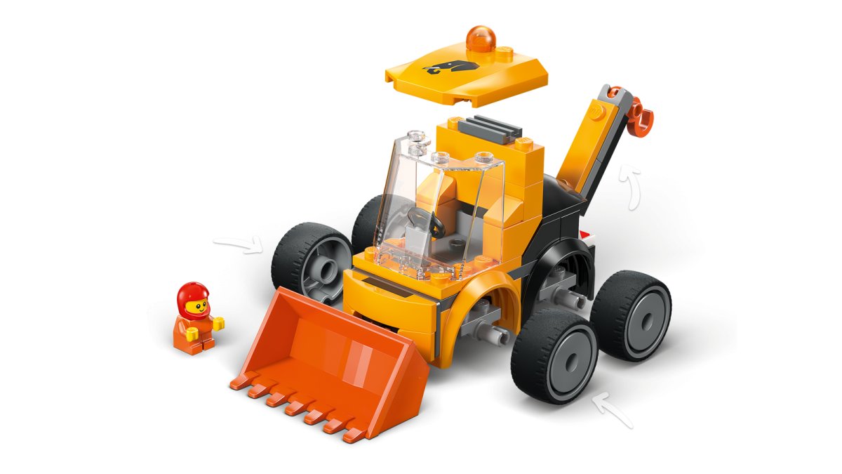 60483 LEGO City Brick Rides Veicoli  Ruspa da cantiere
